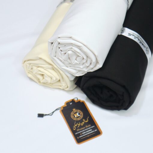 03 Boski Suit ( Jet Black +Off-white + Cream Boski ) - Image 3