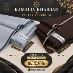 Winter Khaddi Pack Of 2 | (WK-41 & WK-44 )